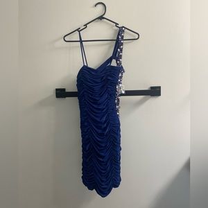 Elizabeth Noel party navy blue dress size 3/4 brand new never worn with tags